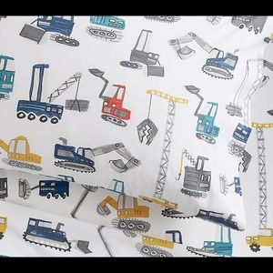 Organic Jax Construction Toddler Sheet Set